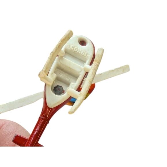 Vtg Die Cast Toy Lot Corgi Red Helicopter Zee Toys Mini Macks Front Loader P379 - Picture 7 of 8